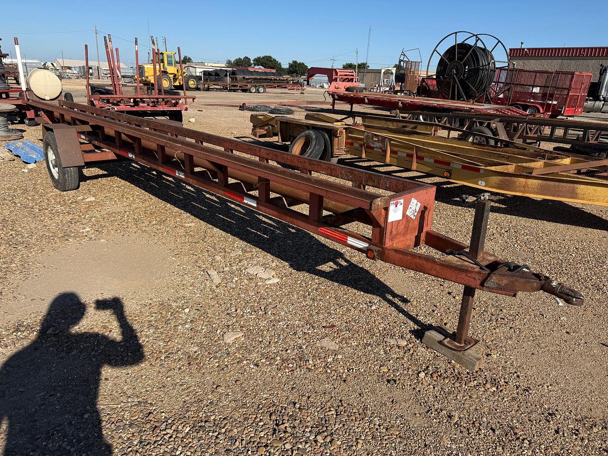 Used SHOP BUILT 30’  S/A BP PIPE TRAILER