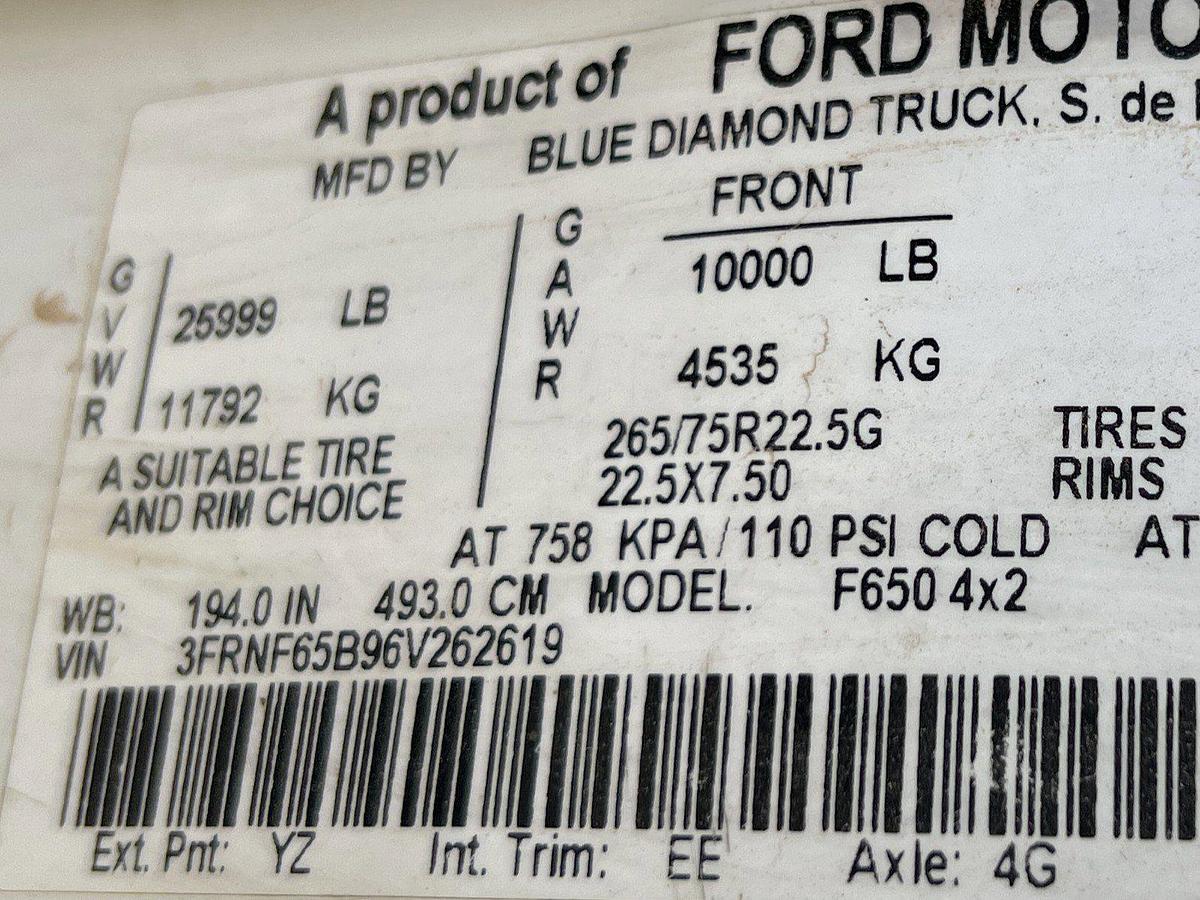 Used 2006 FORD F-650 SUPER DUTY ROUSTABOUT TRUCK