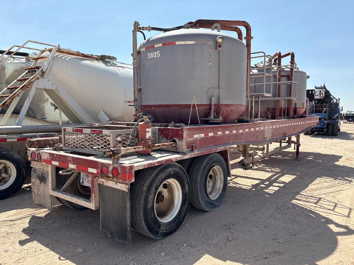 Used Dual pod t/a dry bulk tank trailer