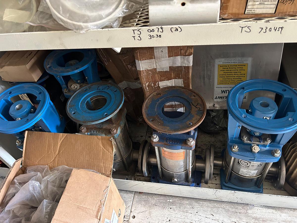Used 40' Sea Container full of Tesco Top Drive Parts & Supplies