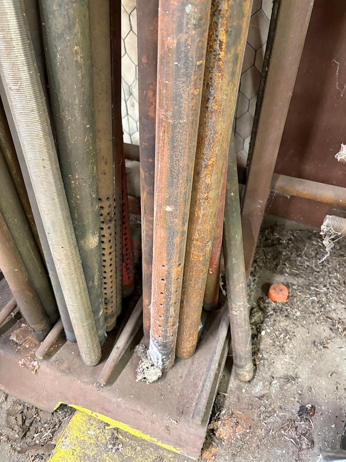 Used (8) assorted gas anchors, & pump barrels
