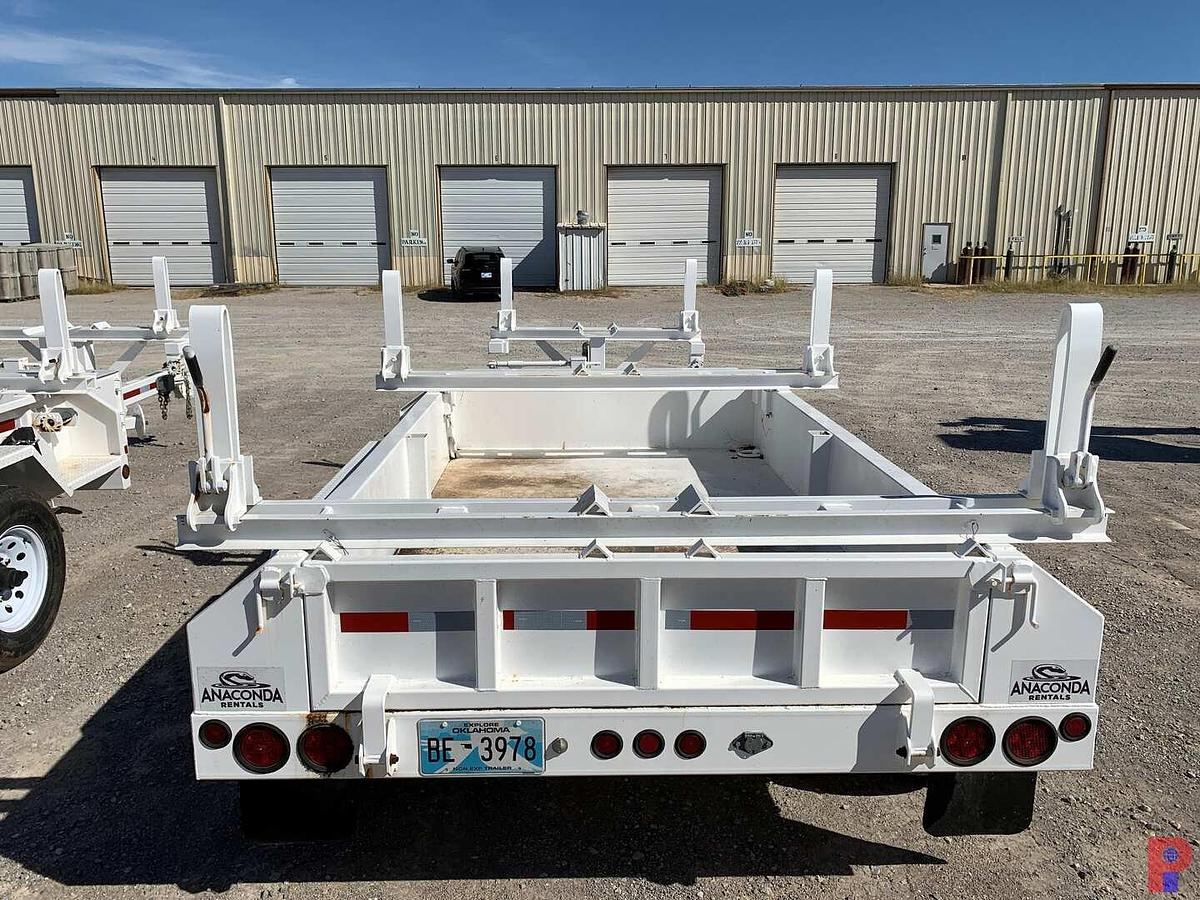 Used 2017 BROOKS BROTHERS TRAILERS 21’ T/A PINTLE HITCH POLE TRAILER