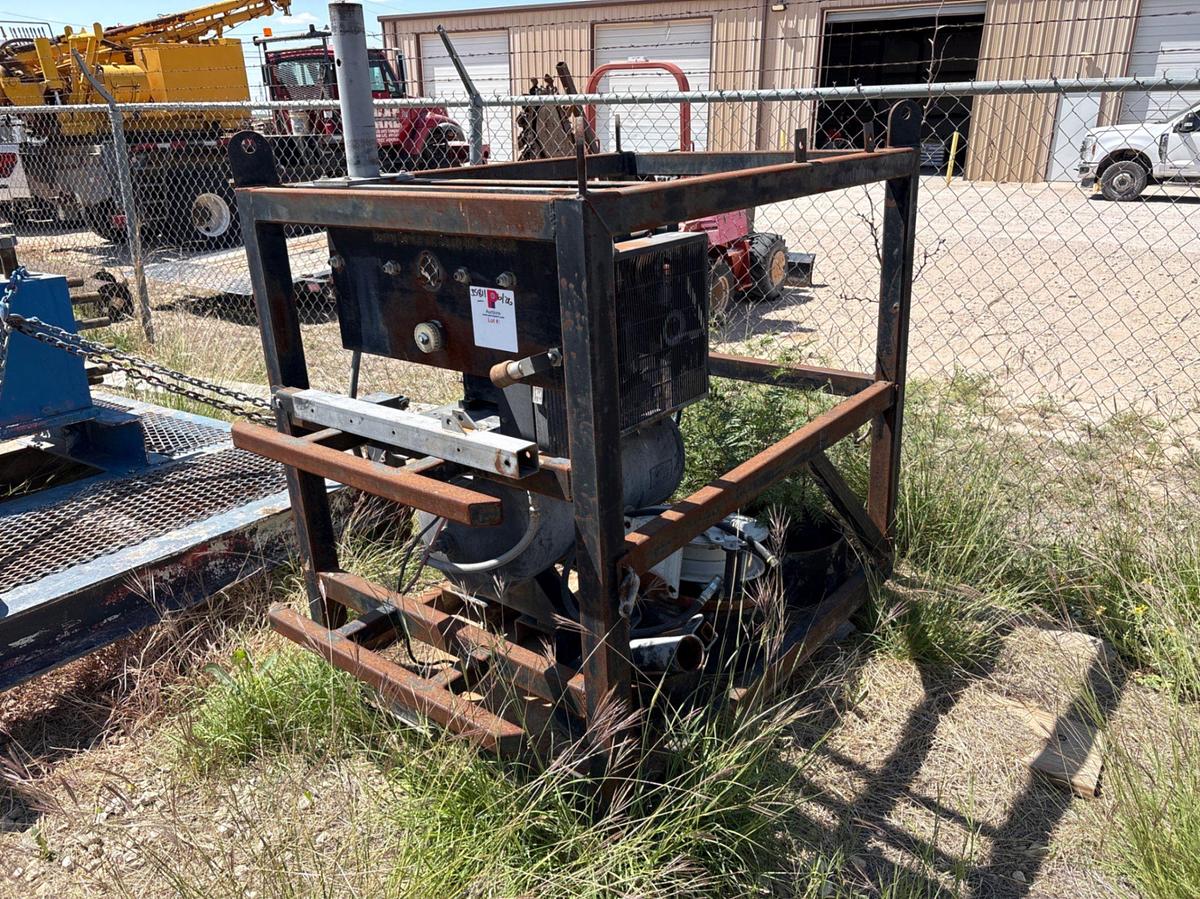 Used Bearing service & supply 5’ x 3.5’ pneumatic grease injection skid