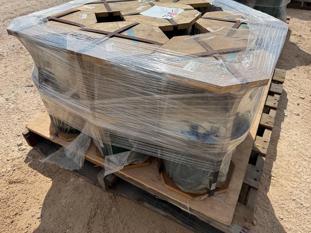 Used PALLET W/ (7) UNUSED 6” ZIRCONIA BLAK-JAK FC-1600 PUMP LINER