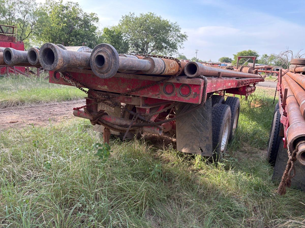 Used 45’ x 92” T/A oilfield float trailer