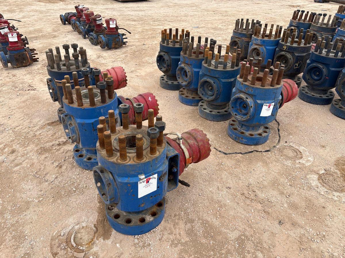Used (7x$) 5” 15K hydraulic ball valves
