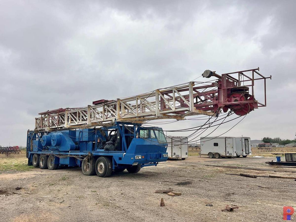 Used 2013 EAGLE 600 DD 104’-300K 5-AXLE WELL SERVICE WORKOVER RIG