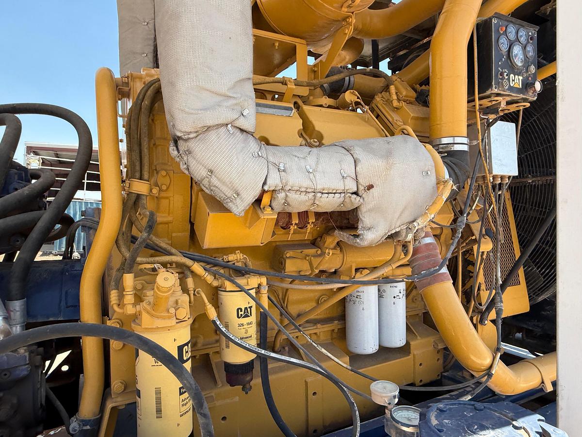 Used CATERPILLAR C32 ACERT 1200-HP HYDRAULIC POWER UNIT F/ CANRIG TOP DRIVE SKIDDED