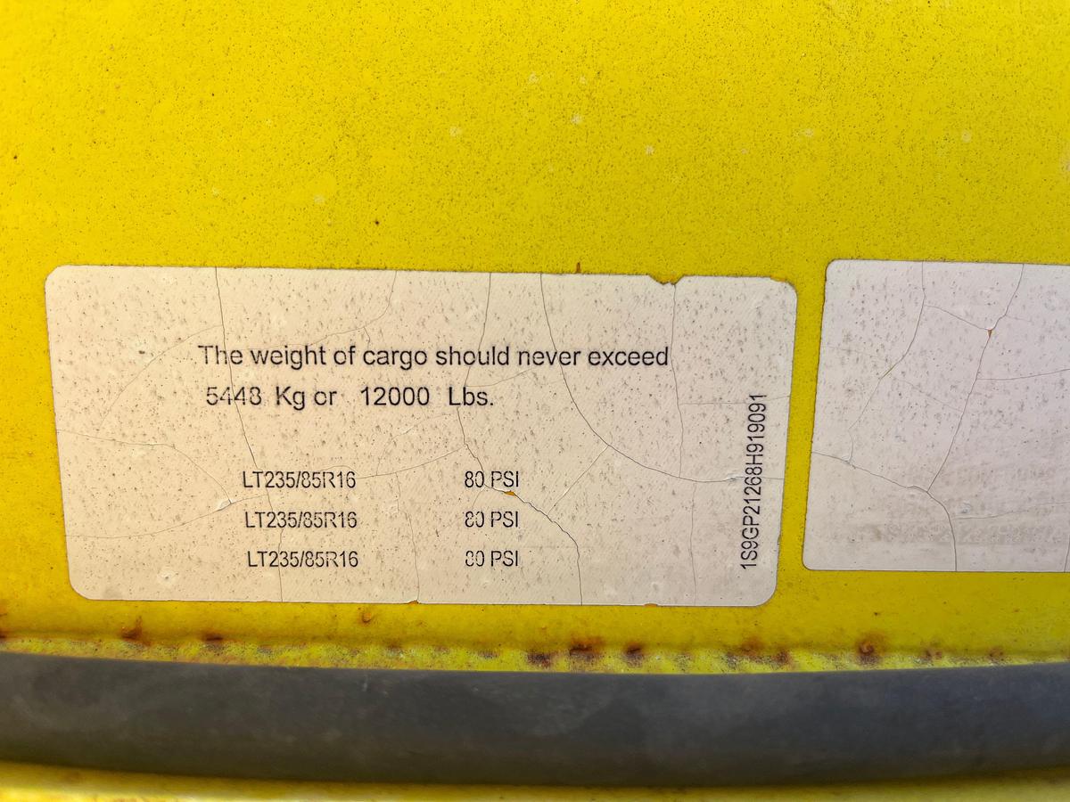 Used 2008 VENTURETECH XK-90 POWER SWIVEL MTD ON T/A GOOSENECK TRAILER