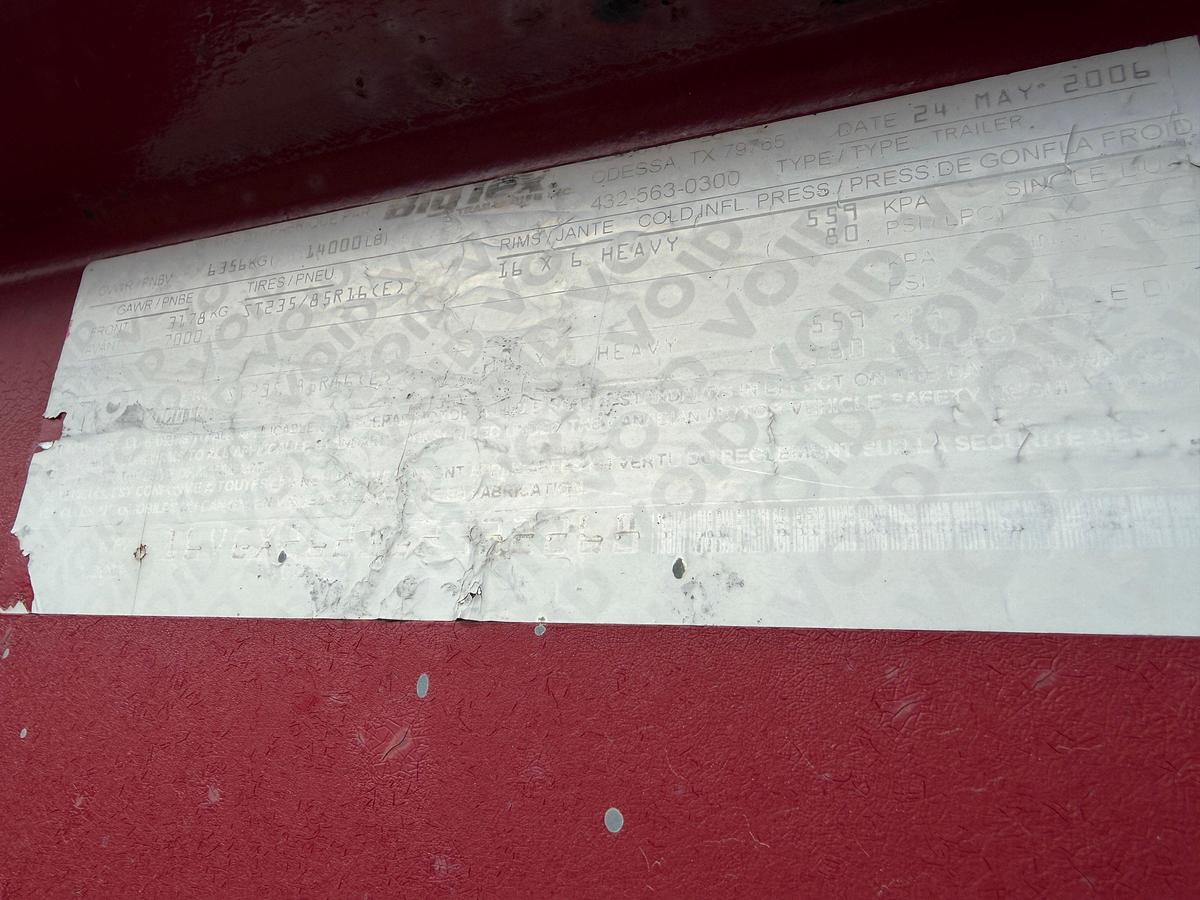 Used 2006 BIG TEX 26' T/A GN TOOL TRAILER