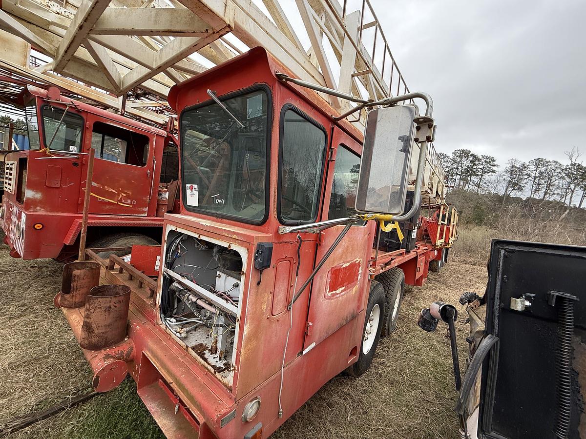 Used 2003 FRANKS / NOV 1287/160 96’-210K 4-AXLE WELL SERVICE WORKOVER RIG (INCOMPLETE)