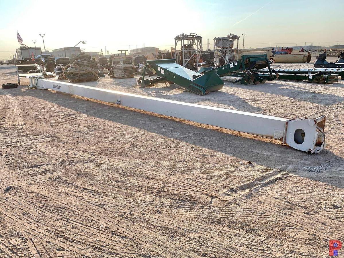 Used MANITEX 50 TON CRANE 38' JIB & (2) JOHNSON 8.5-TON HEADACHE BALL & SWIVEL, (2) SHEAVES & BRACKETS F/ CRANE