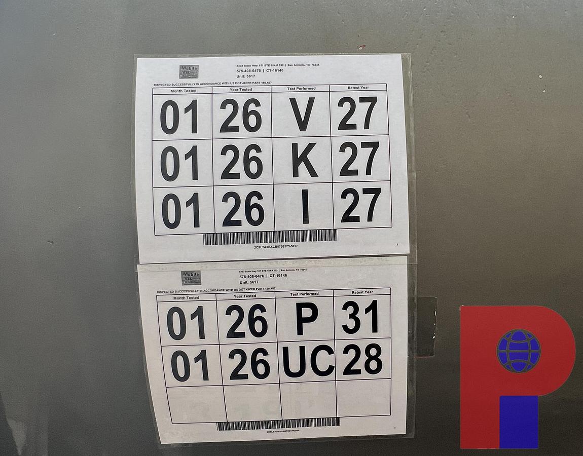 Used 2012 COMPTANK CORPORATION 5,500 GAL.T/A ACID TRANSPORT TRAILER *FRESH VIK INSPECTION!*