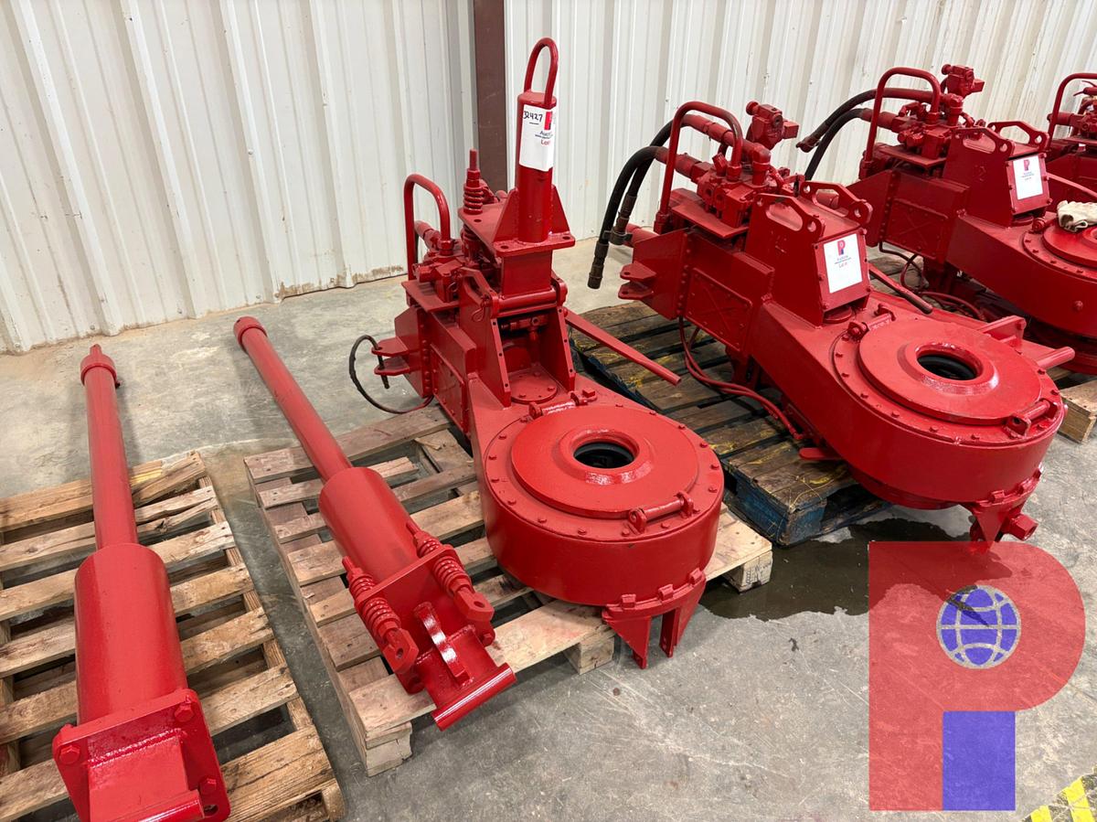 Used MODEL 58-93R HYDRAULIC TUBING TONG W/ 6’ HYD. LIFT CYLINDER