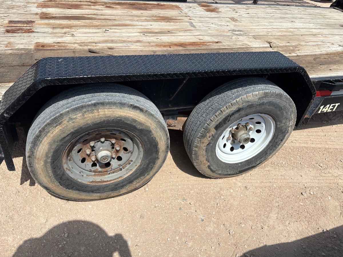 Used 2017 BIG TEX 20’6” X 7’ T/A BUMPER PULL CAR HAULER TRAILER
