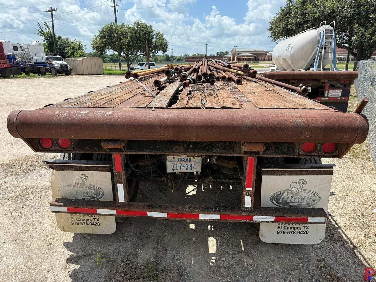 Used 2012 CLARK TRAILER SERVICE 45' X 102" TRI AXLE FLATBED OILFIELD FLOAT TRAILER