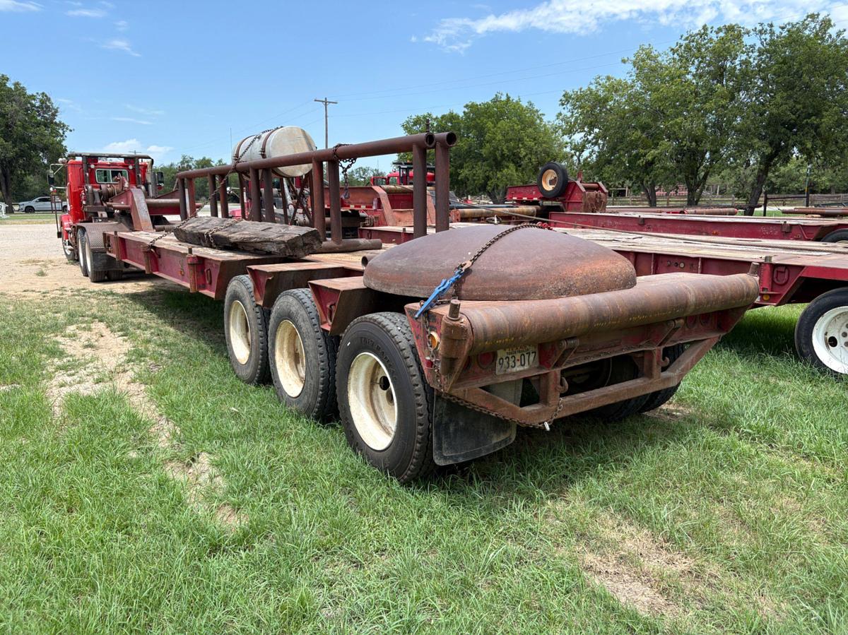 Used 1981 HERCULES 48’ X 96” 3-AXLE OILFIELD LOWBOY TRAILER