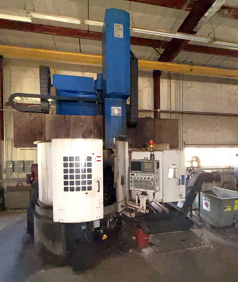 Used 2011 TAS IRON LTD. TT 12M VERTICAL TURNING LATHE