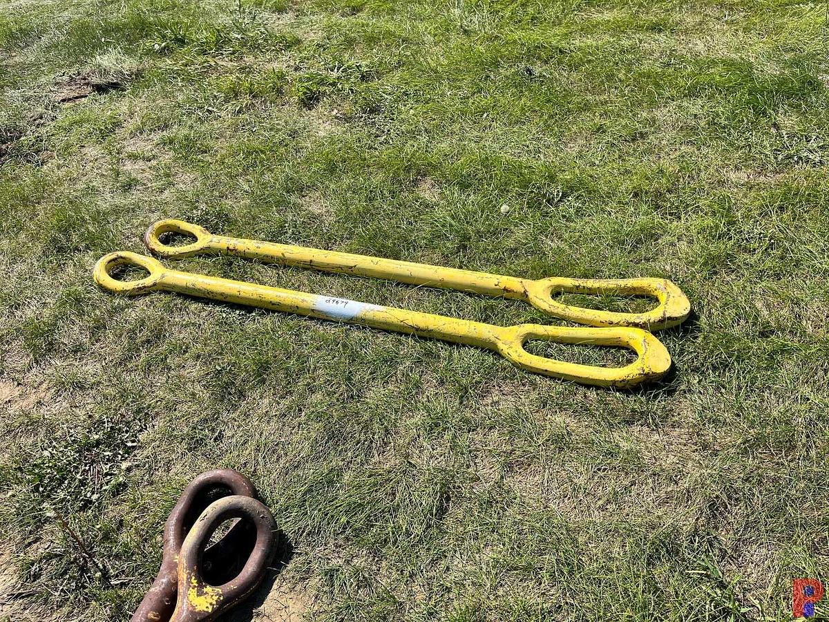 Used (2) 2” X 72” ELEVATOR LINKS