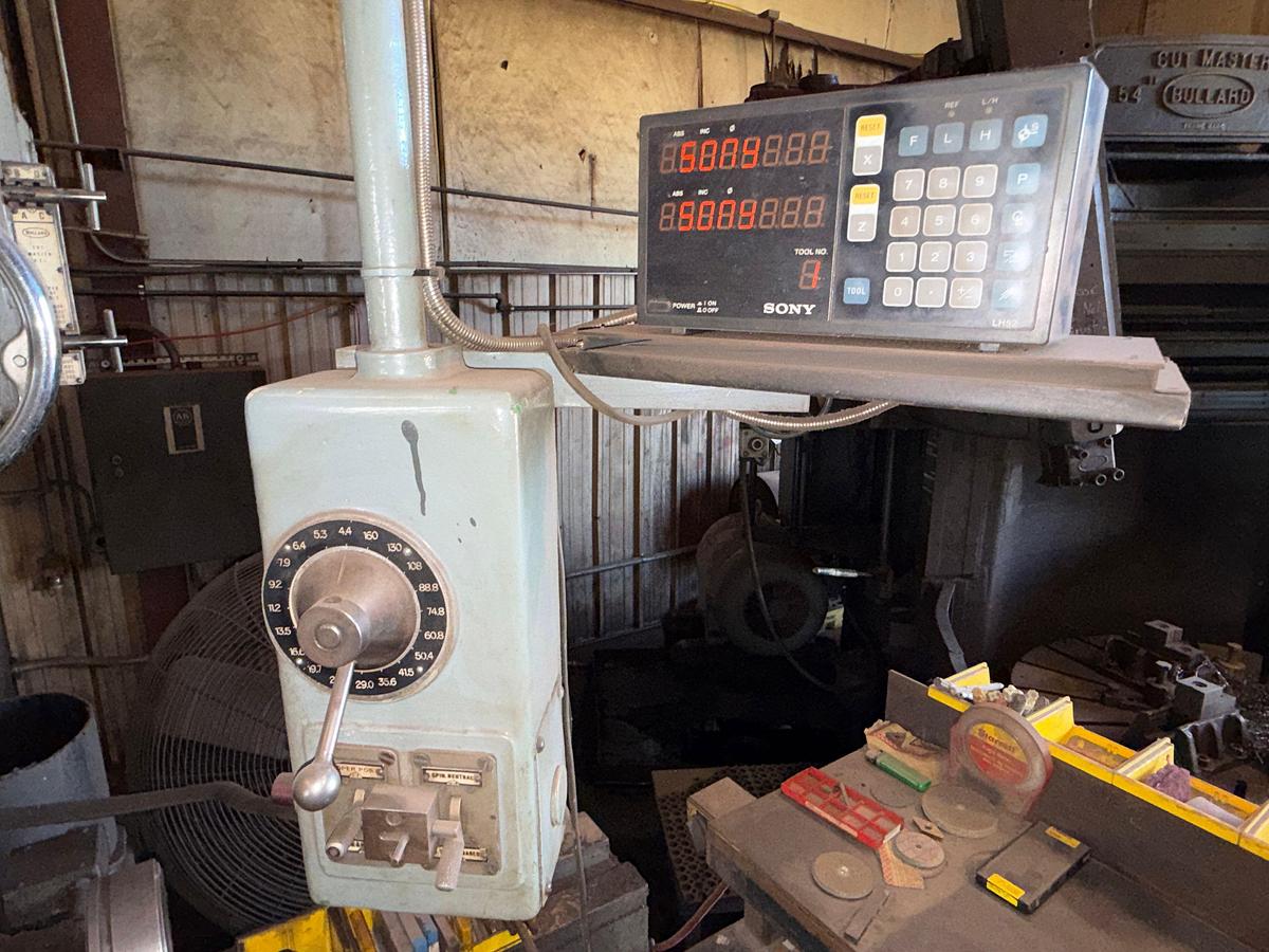 Used BULLARD 54” CUT MASTER VERTICAL TURRET LATHE (VTL)