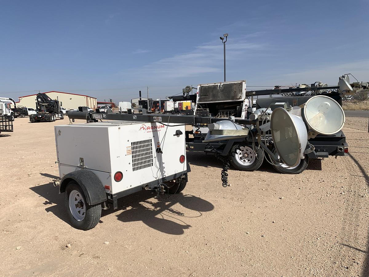 Used 2011 MAGNUM TRAILERS MLT5060K S/A BUMPER PULL 6KW LIGHT TOWER