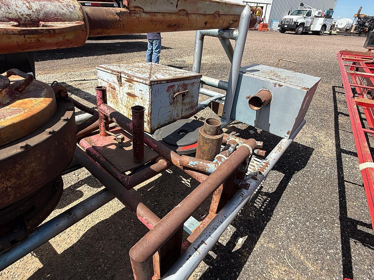 Used FOSTER 59 2-3/8” - 8-5/8” HYD POWER TONG W/ BACK-UP, TONG CYL, TRANSPORT TRAILER