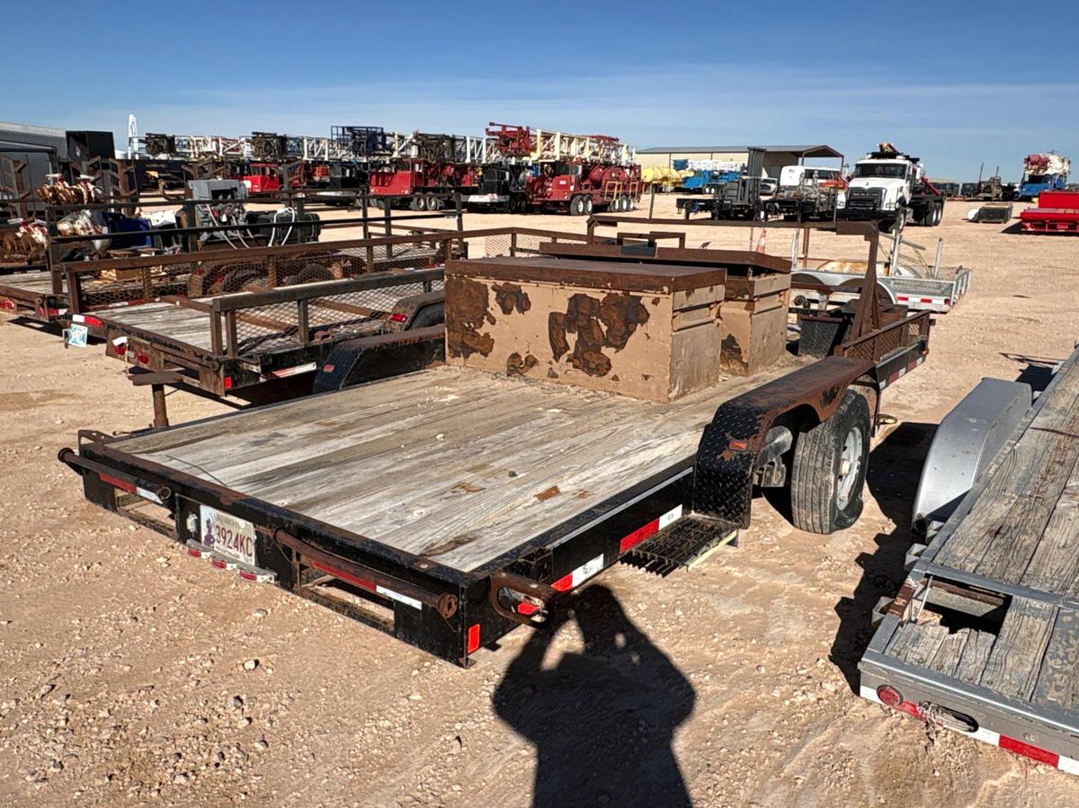 Used 2011 DIAMOND C 18’ X 7’ T/A BUMPER PULL UTILITY TRAILER