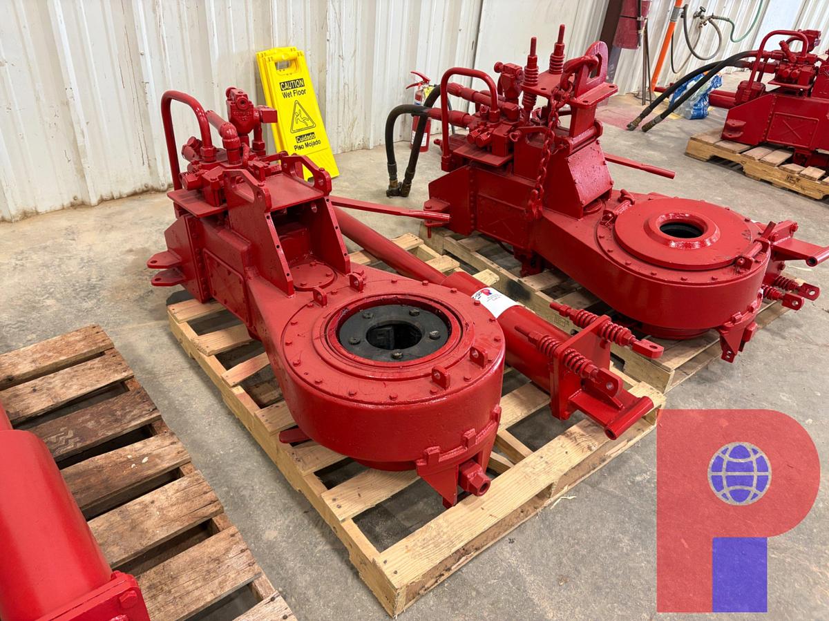 Used MODEL 58-93R HYDRAULIC TUBING TONG W/ 6’ HYD. LIFT CYLINDER