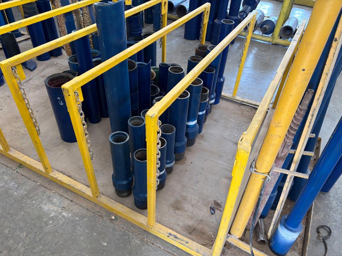 Used (17) assorted overshot top subs