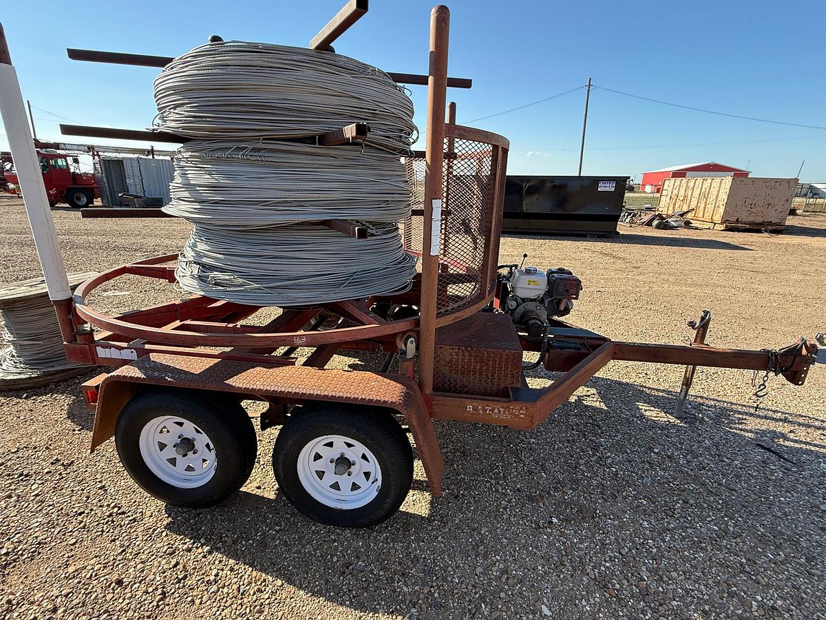 Used B.A.T. CUSTOMER TRAILERS 10’ T/A BP REEL TRAILER