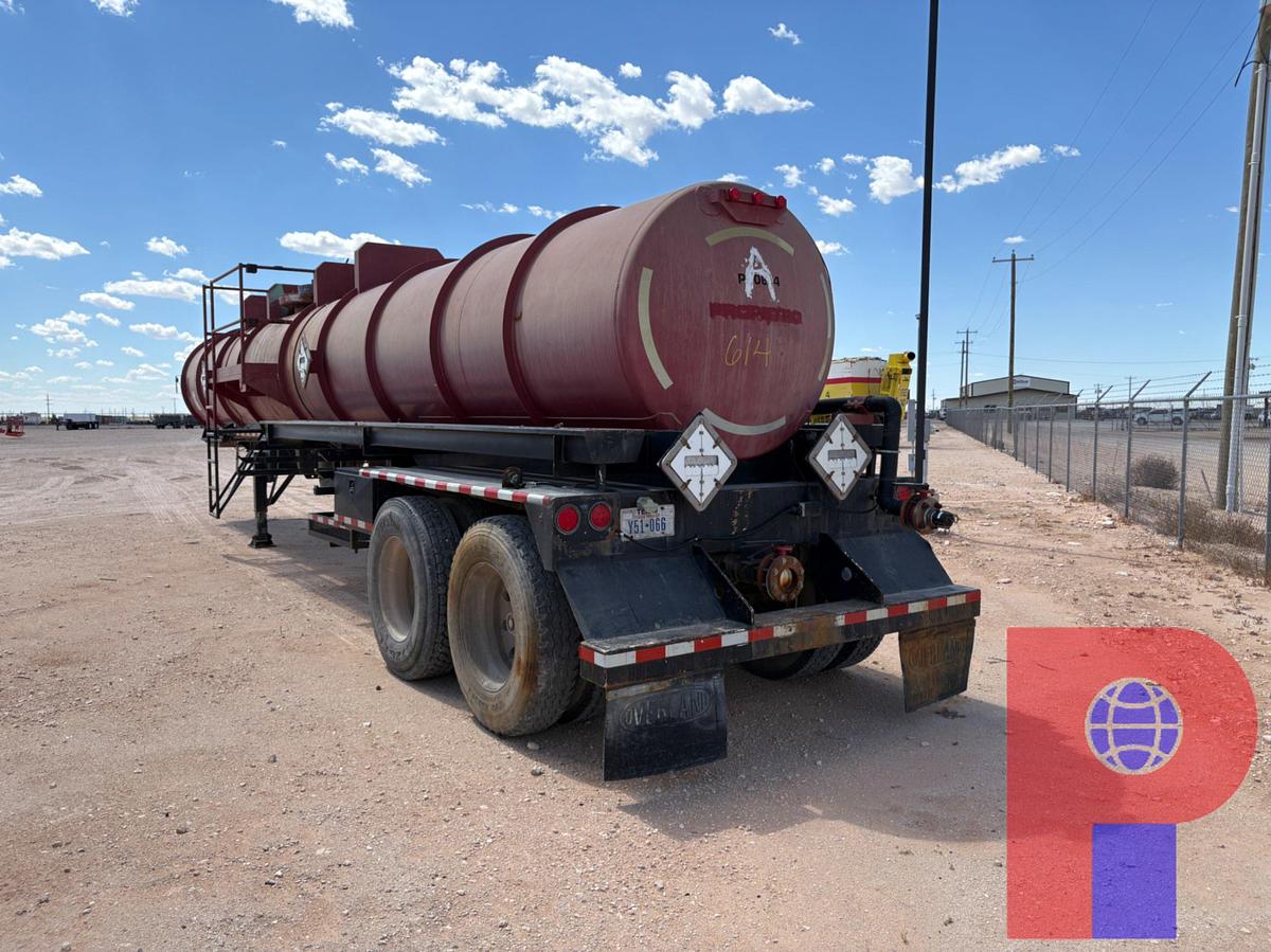 Used 2010 OVERLAND TANK 10,000GAL 3-COMPARTMENT T/A ACID TRANSPORT TRAILER