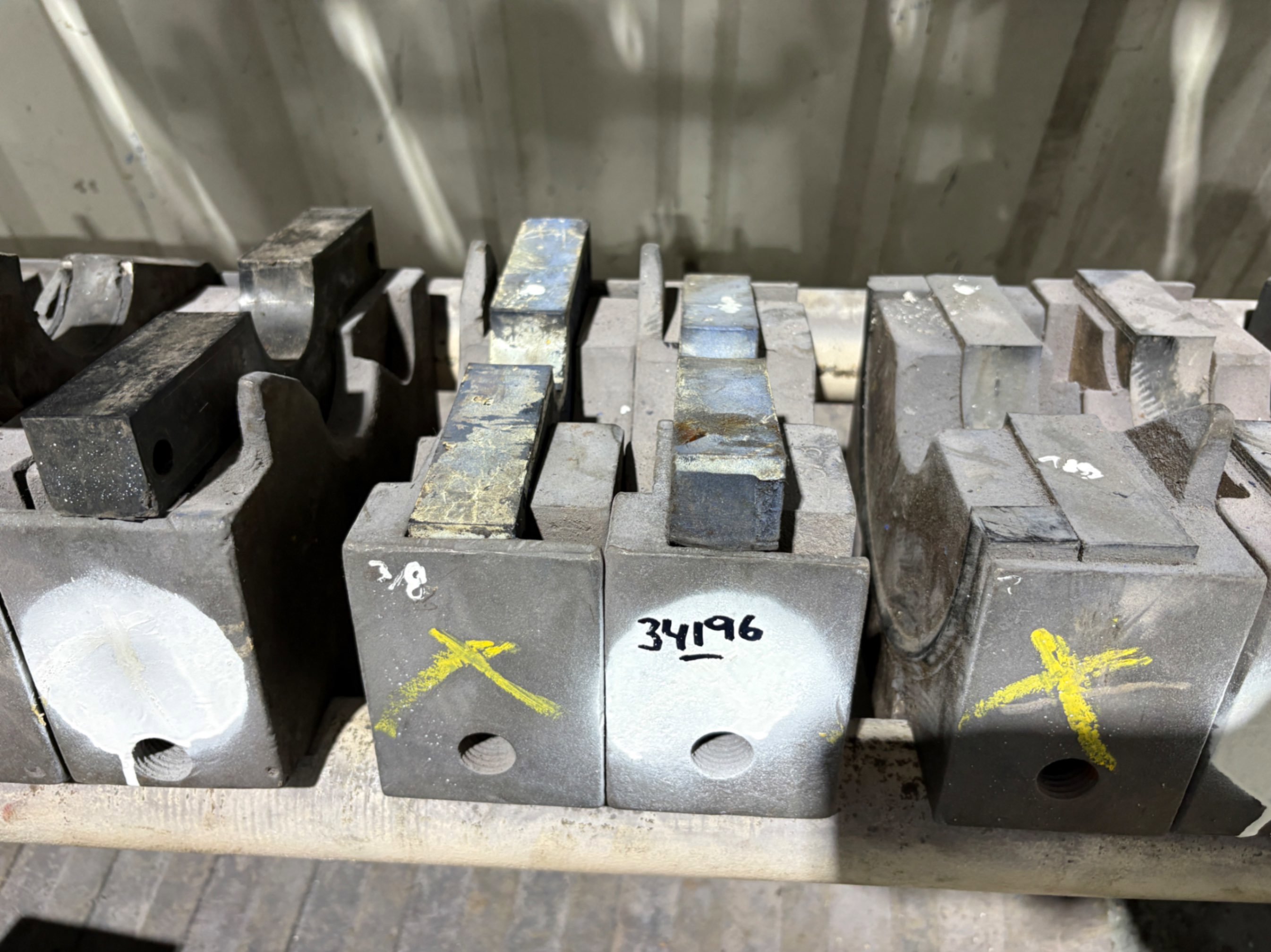 Used SET OF (2) 2-3/8” REEDY BOP PIPE RAMS