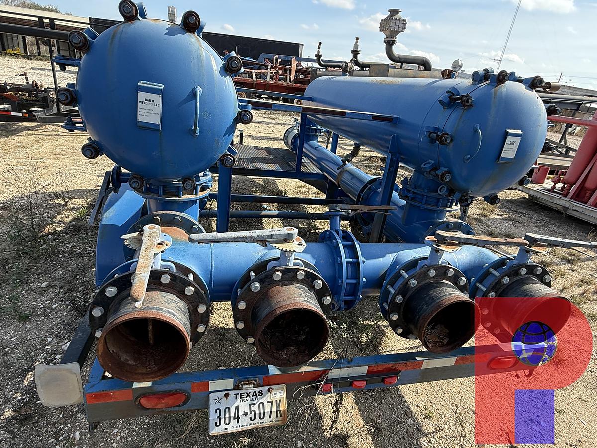 Used 2018 BAR H WELD 16’ T/A DUAL FILETR POD WATER TRANSFER TRAILER