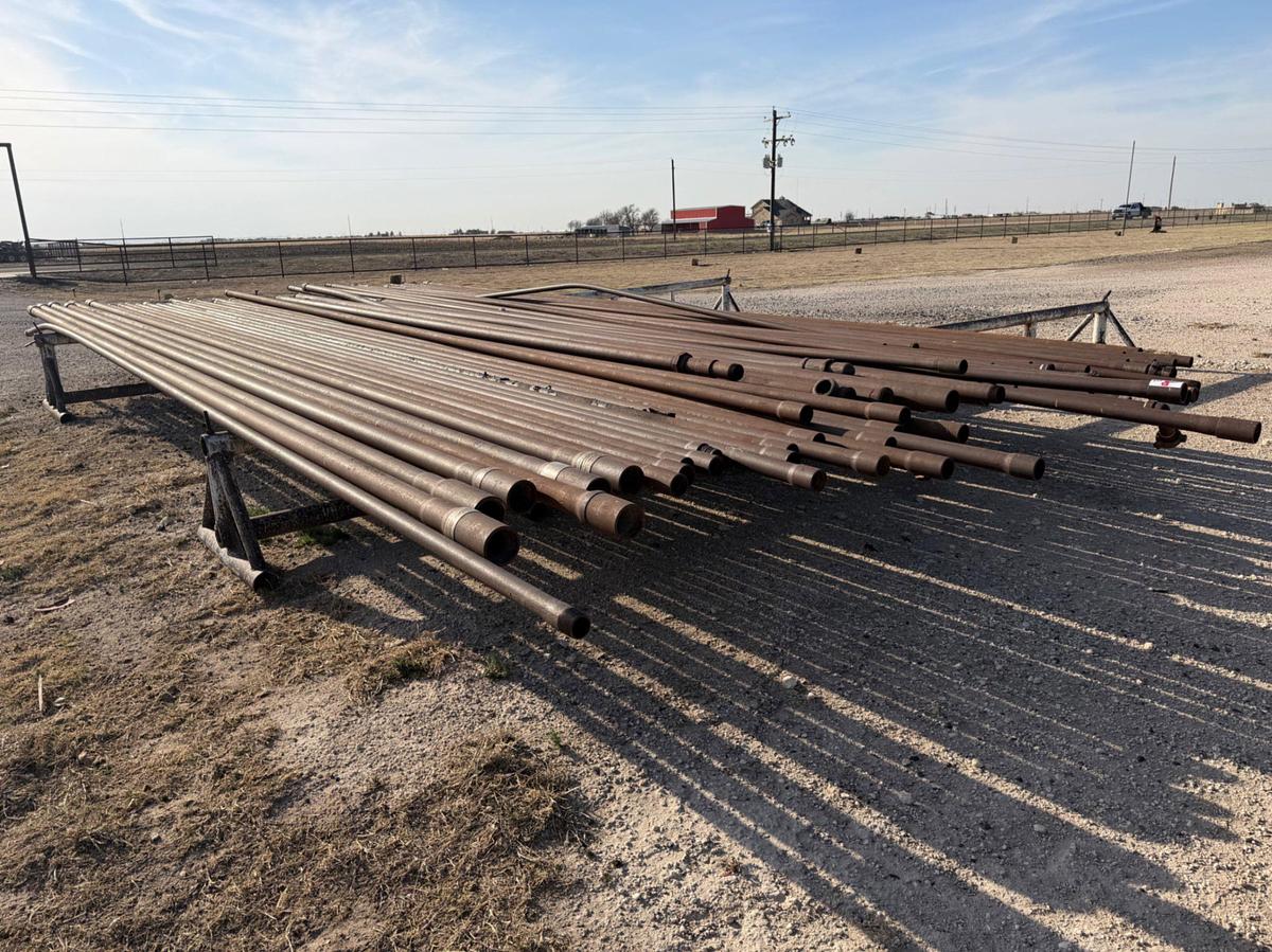 Used (62) jts of structural mixed 2-3/8” to 4” pipe