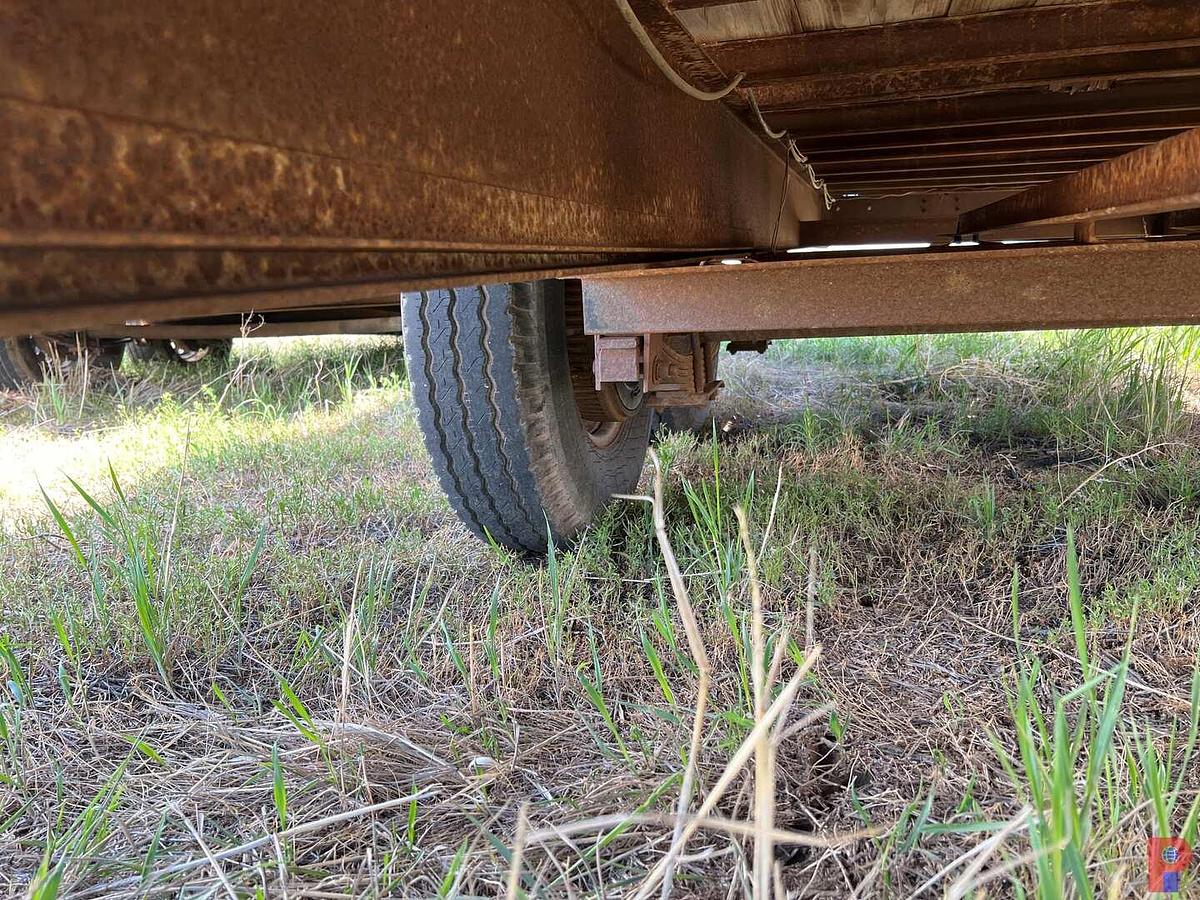 Used 20'L X 8'W T/A FLATBED GOOSENECK TRAILER