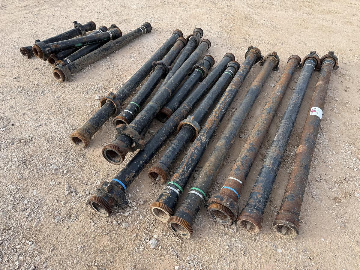 Used (17) 4” X 4’L-8’L FIG 1002 10K WP FLOW IRON