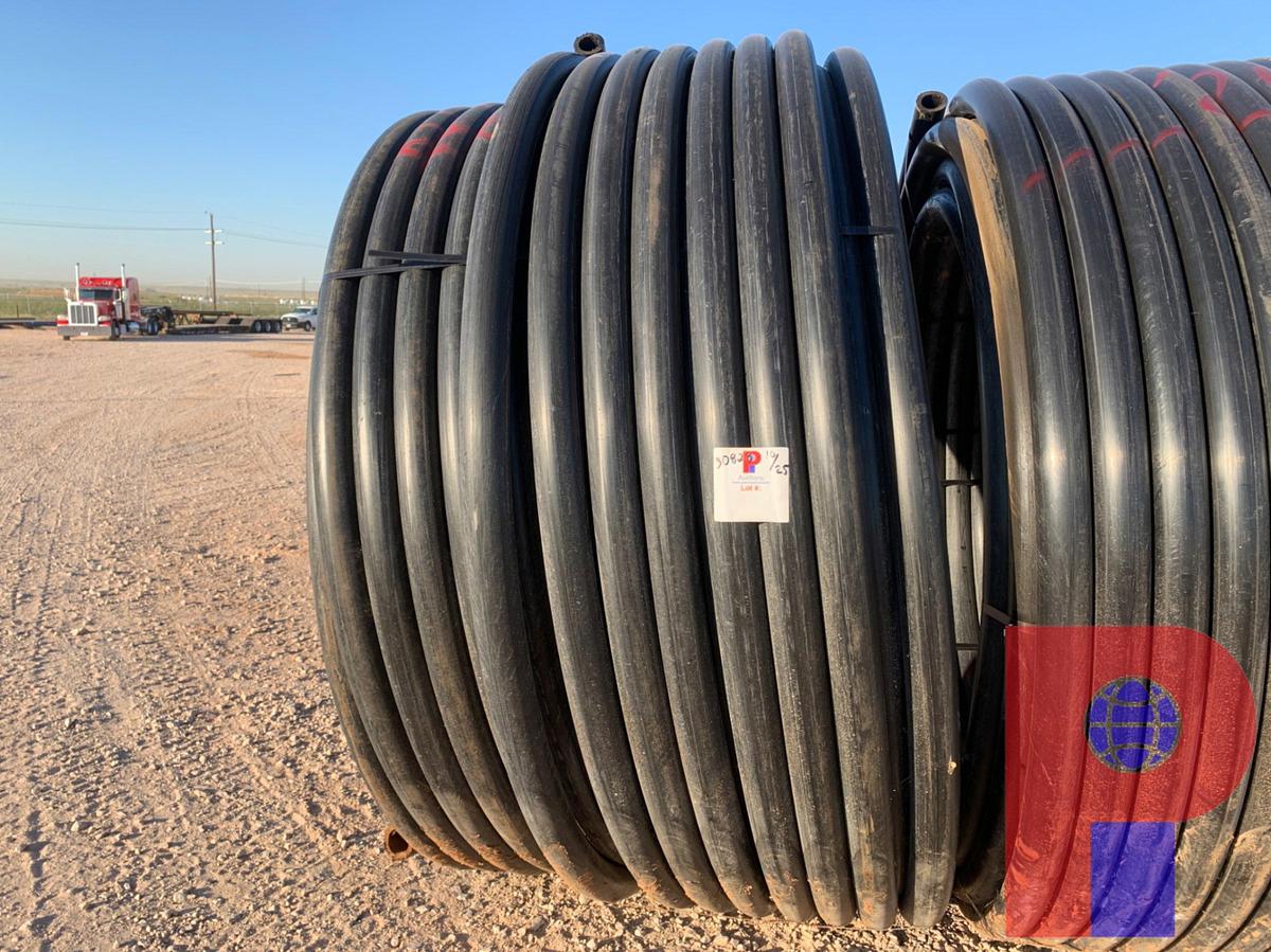 Used 1,000 FOOT ROLL OF 3” SDR7 POLY PIPE