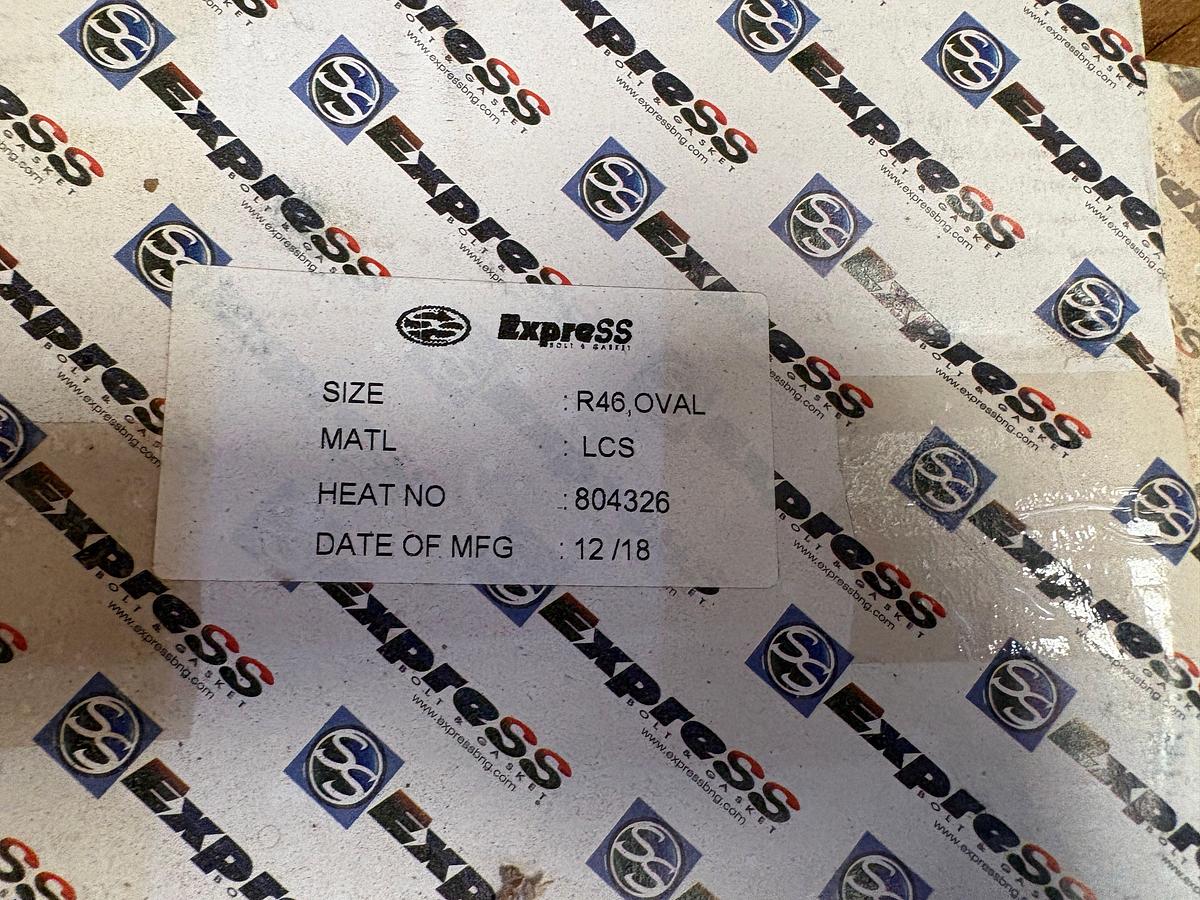 Used Lot of assorted ring gaskets, BX151 to BX57 sizes