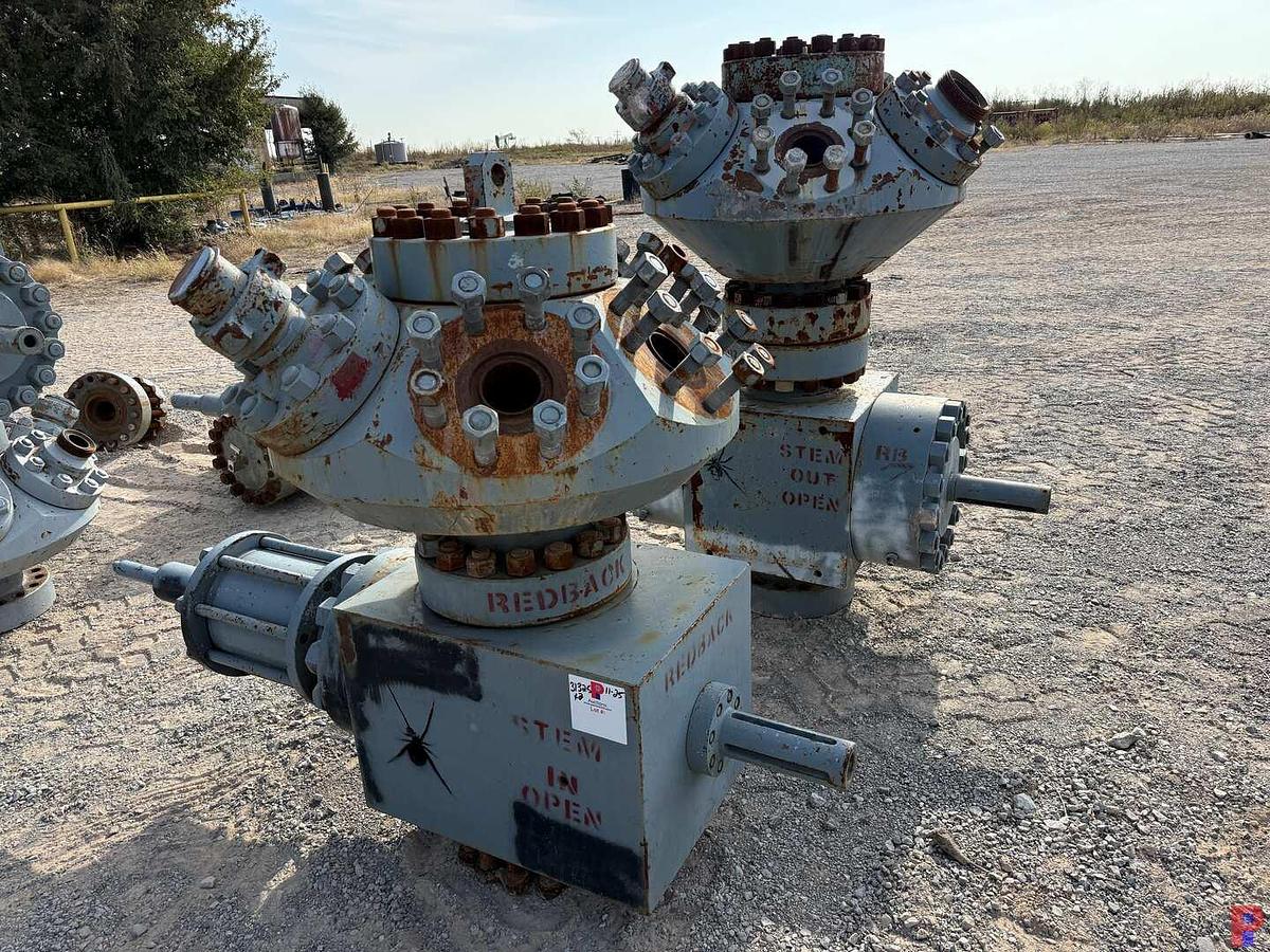 Used (2 X $) 7-1/16” 15K WP HYDRAULIC FRAC VALVES W/ 6-PORT 4-1/16” GOAT HEAD