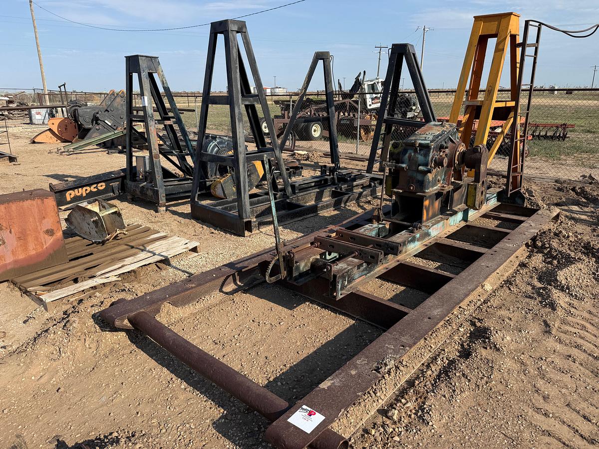 Used (1) CABOT 40 D, (1) CABOT TYPE 11 PUMPING UNIT GEAR BOXES, (3) SKIDS, & RELATED, INCOMPLETE F/ PARTS