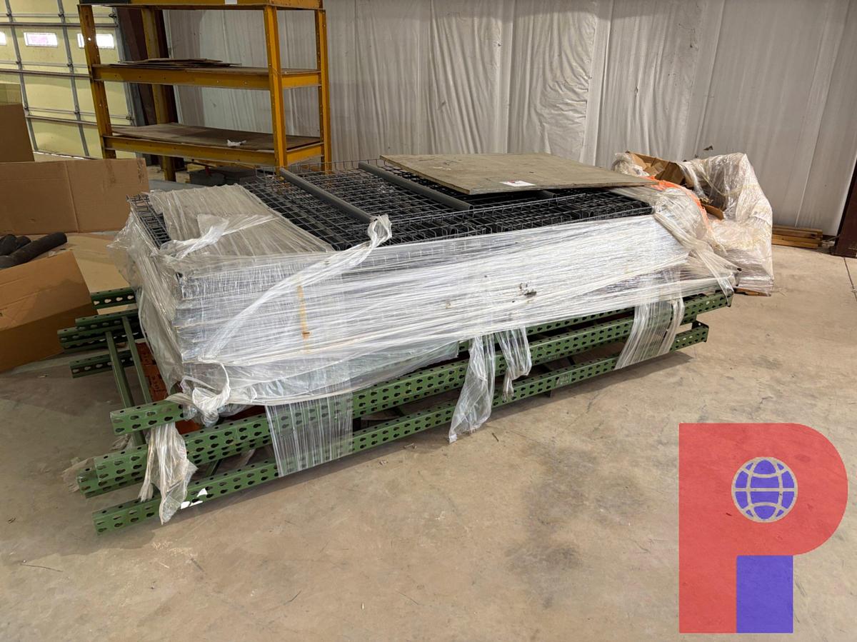 Used 36’ X 4’ X 10’ PALLET RACK SHELVING