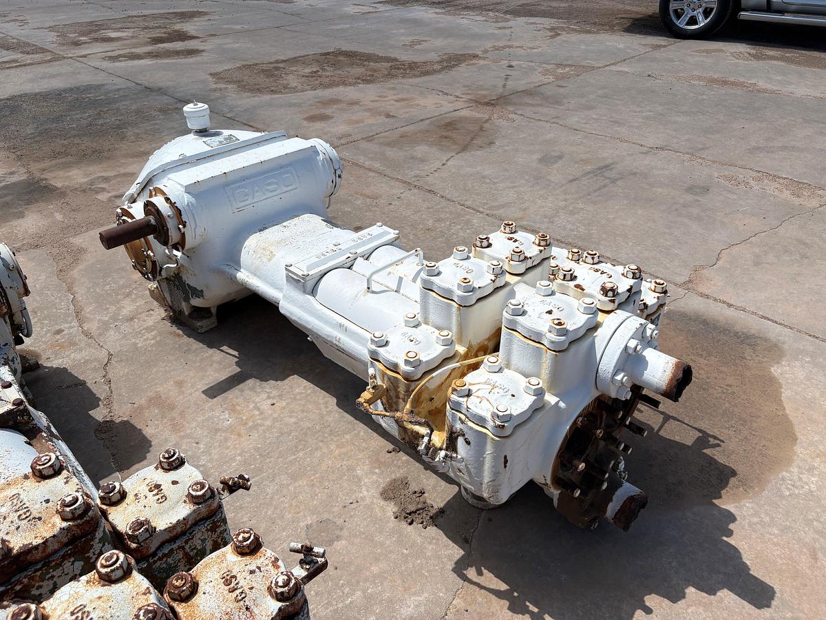 Used Gaso 1500 series 2-1/2 — 5x10 duplex pump