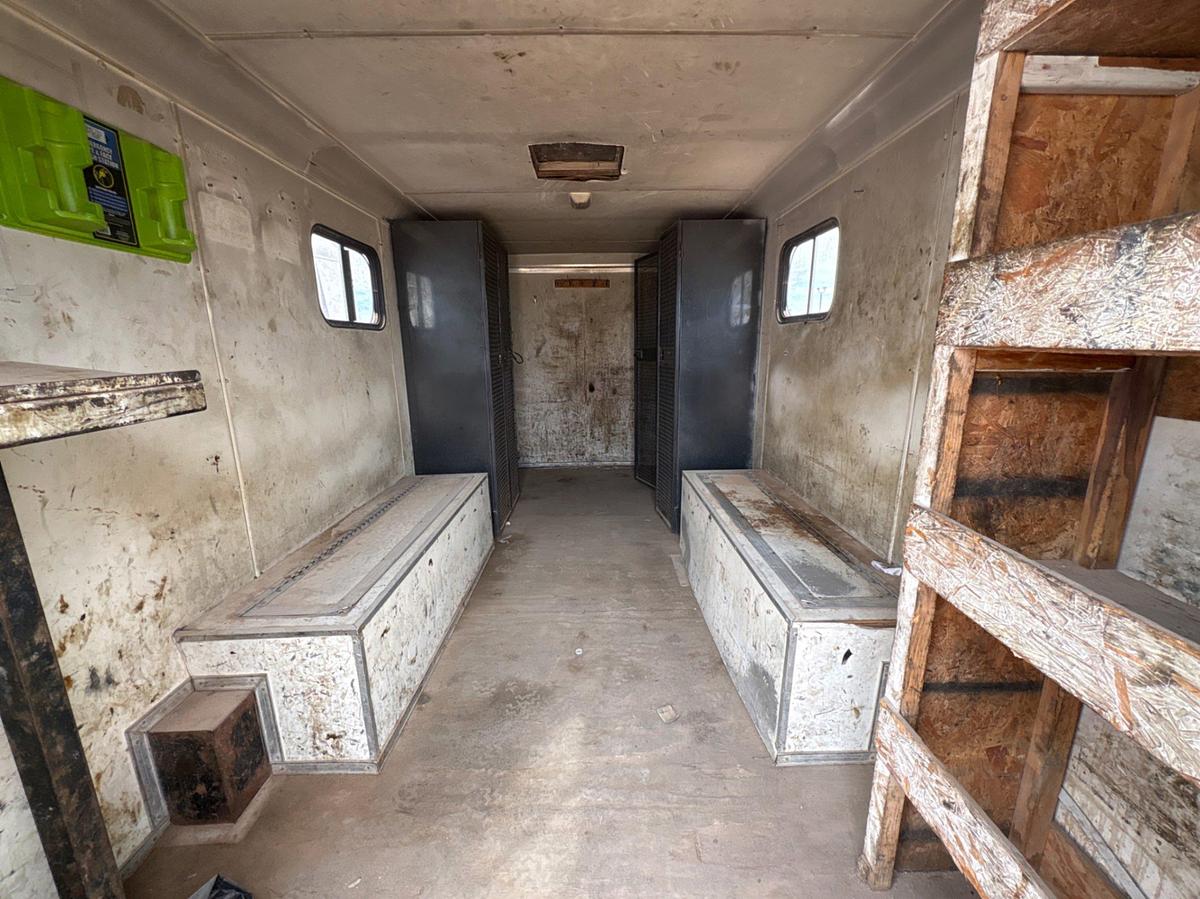 Used 14’ x 7’ T/A bumper pull crew trailer