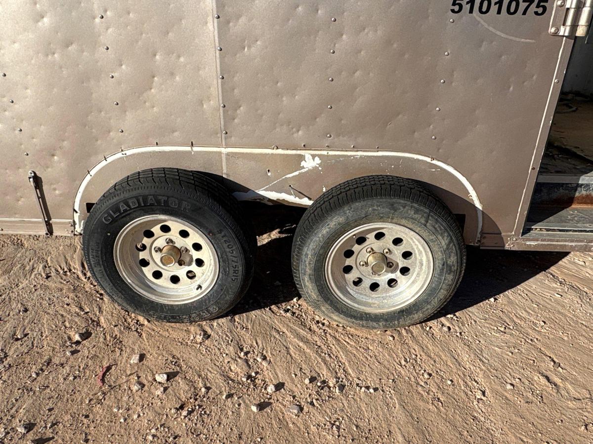 Used 2011 PACE AMERICAN 12’ X 7’ T/A BUMPER PULL TRAILER