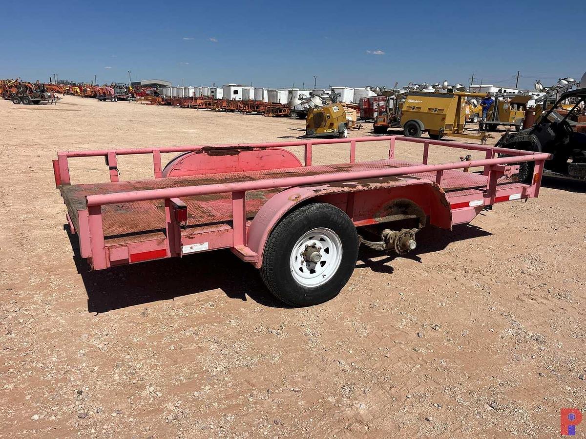 Used 2011 PARKER PERFORMANCE 14’ T/A BUMPER PULL UTILITY TRAILER