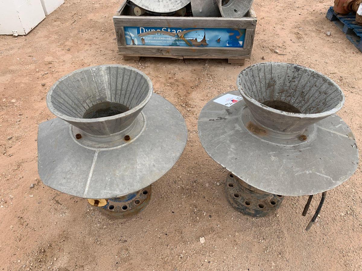 Used (2) 10k 8-7/8 Hydraulic Wireline Strippers w/ Stabbing Plate