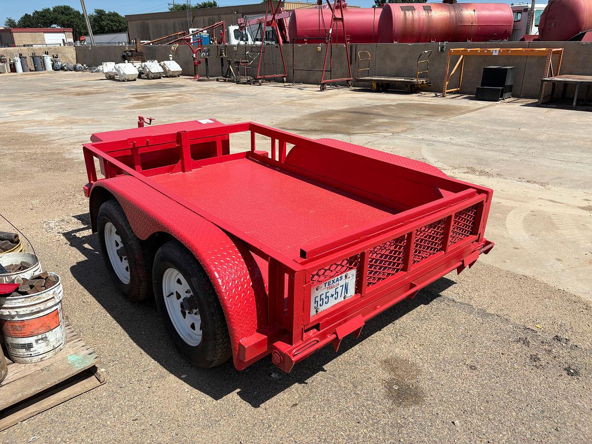 Used Big Tex 8’ x 5’ t/a bumper pull utility trailer