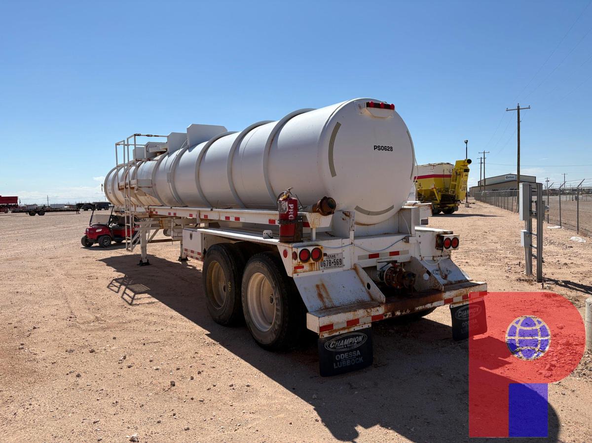 Used 2012 OVERLAND TANK 10,000GAL 3-COMPARTMENT T/A ACID TRANSPORT TRAILER