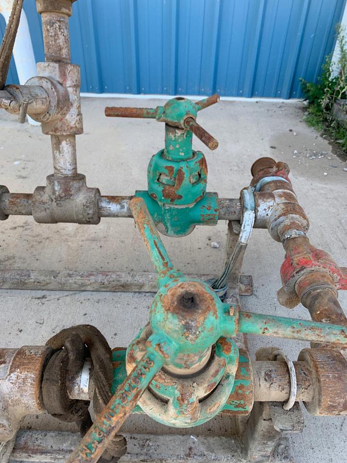 Used 2” Choke Manifold w/ (4) 2” 10k Plug Valves