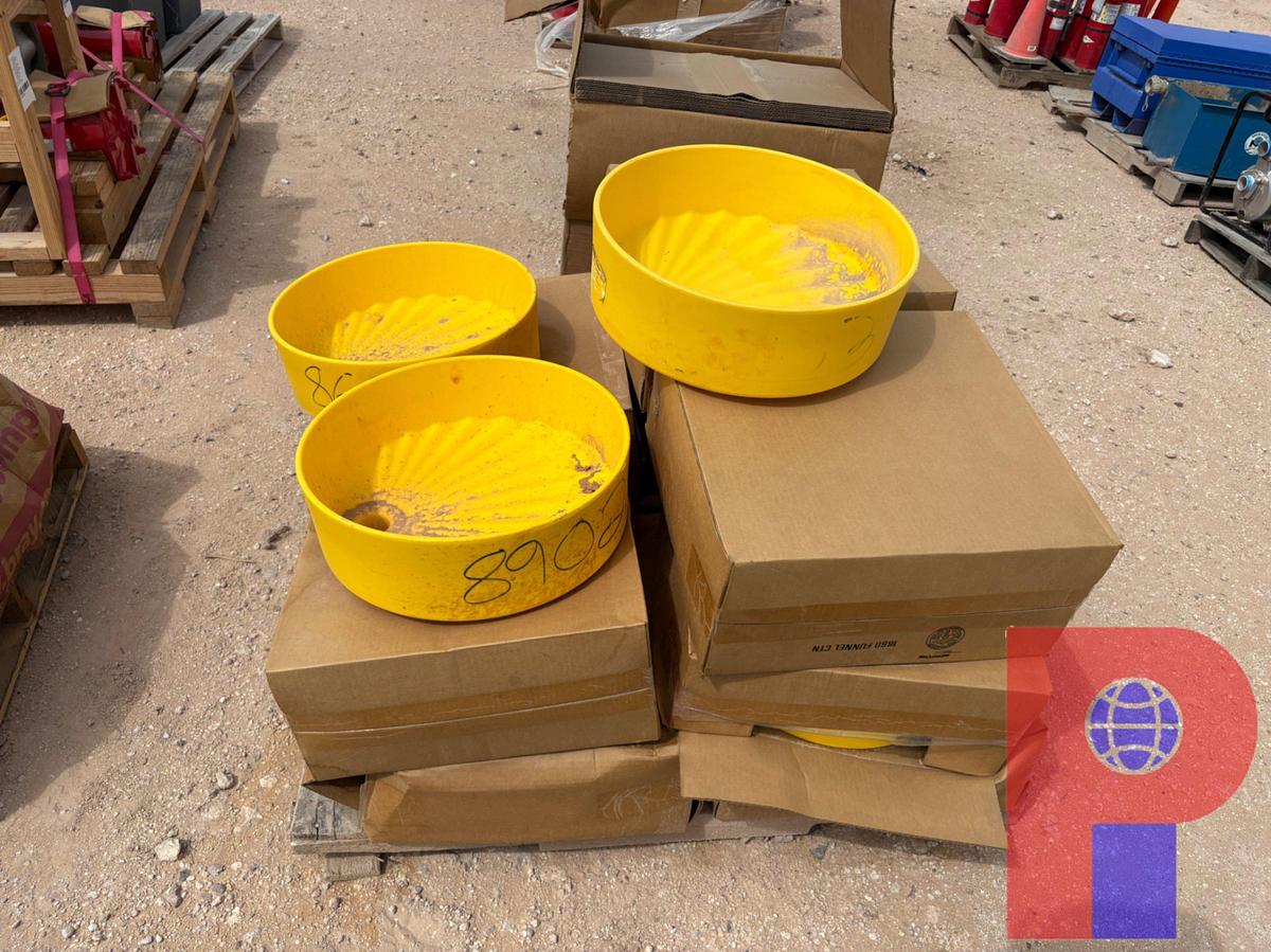 Used (27) U-LINE OVERSIZED DRUM FUNNELS